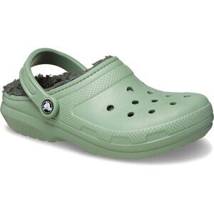 NEW Crocs Unisex M6/W8, M7/W9, M8/W10 Classic Lined Clog - Moss/Multi